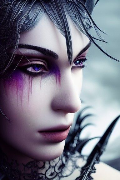 Dark Fantasy Photography in Final Fantasy Style