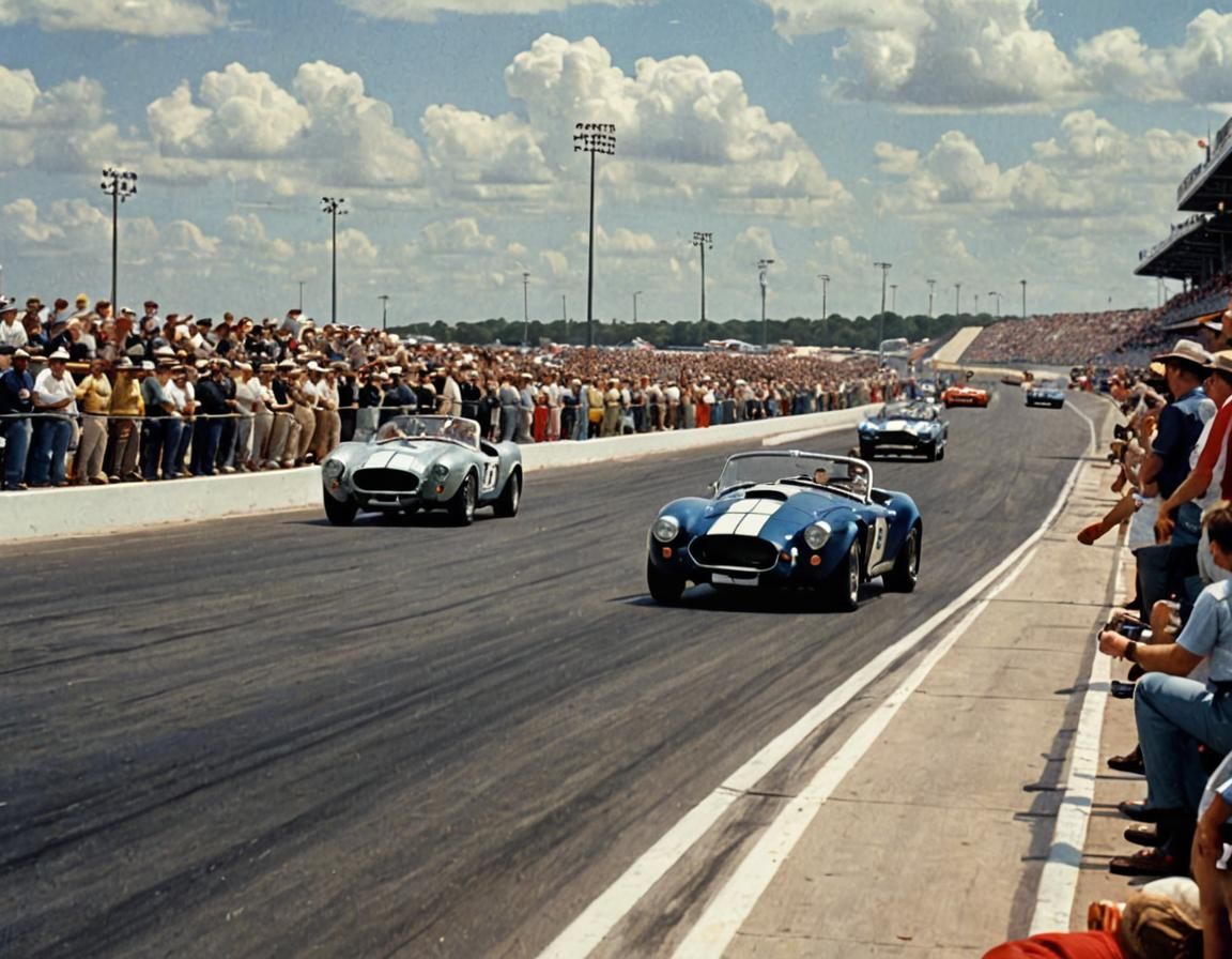 Shelby Cobra Races at Daytona, 1960s