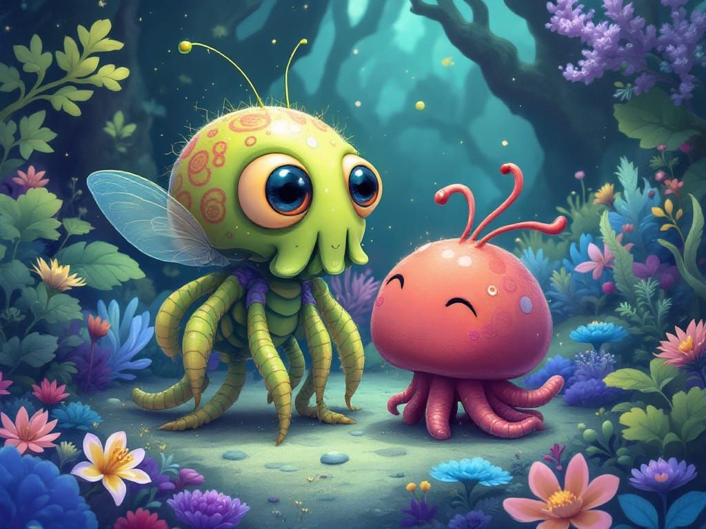 The Bugs Hug the Squiddies' Kiddies