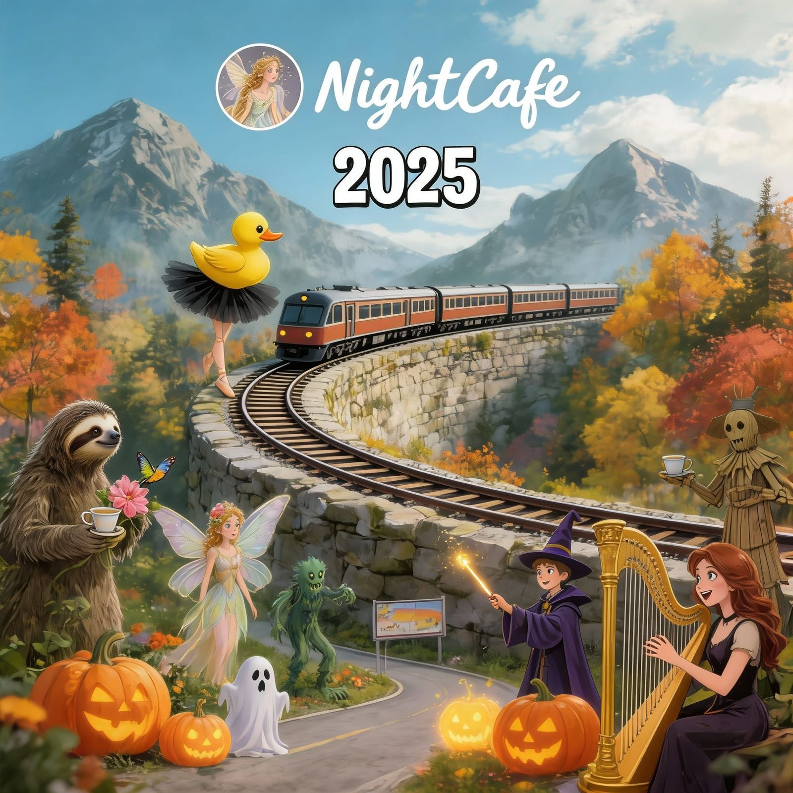 AI Art Collage of 2025 Highlights