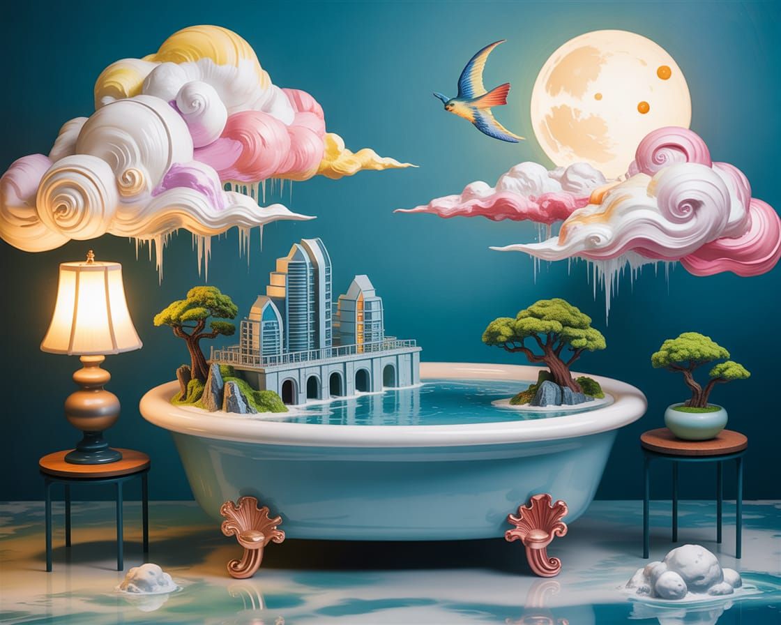 Miniature Noah's Arcology Archipelago