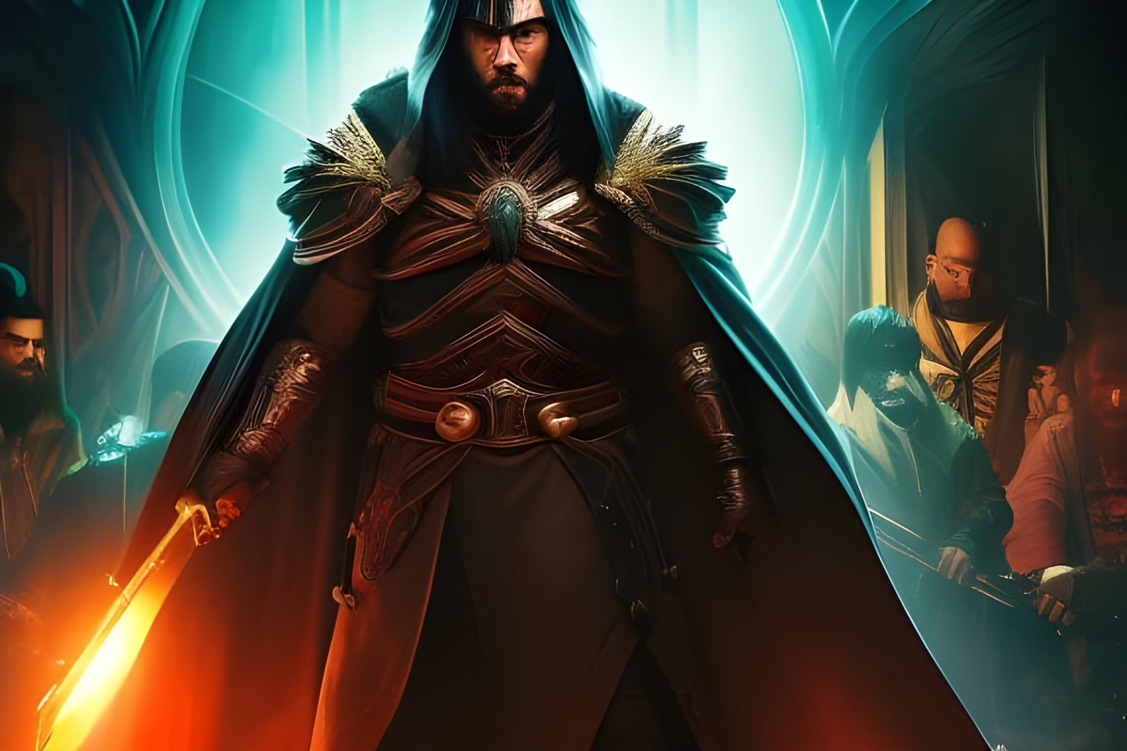 Dark Fantasy Savior Concept Art in 8K Resolution