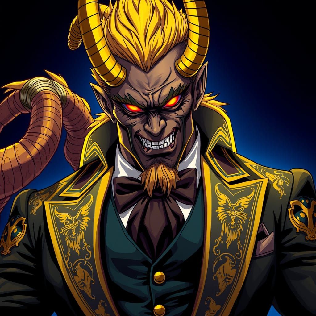 Charismatic Grendel as Dio Brando in Victorian Suit