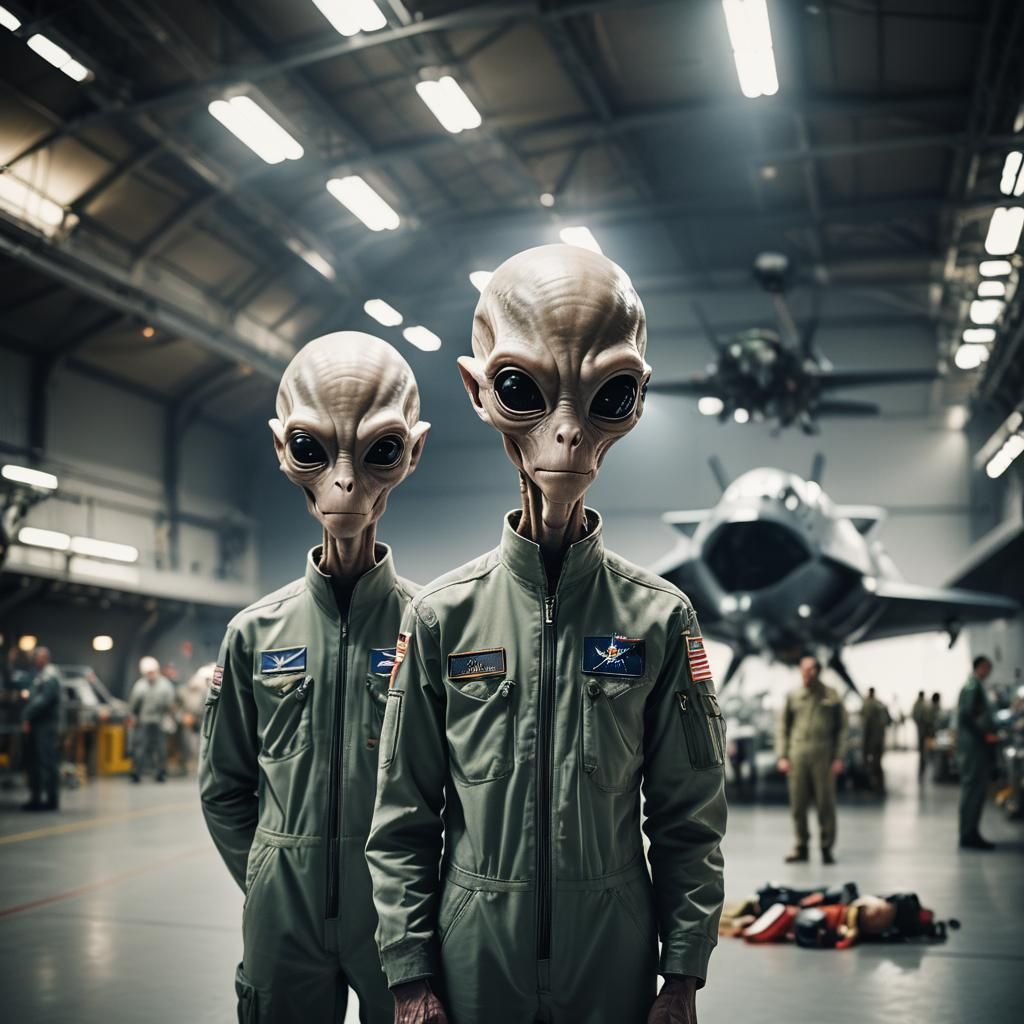 Aliens Meet Earthlings: High-Contrast Portrait Photography