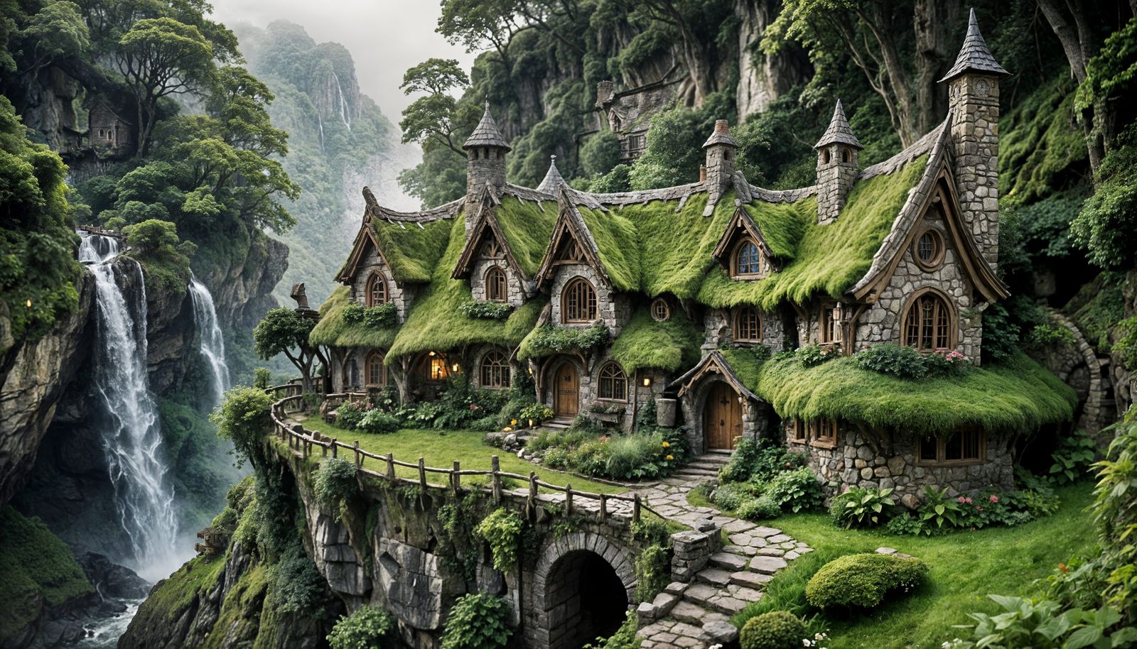 Enchanting Elven Cottage on Cliffside