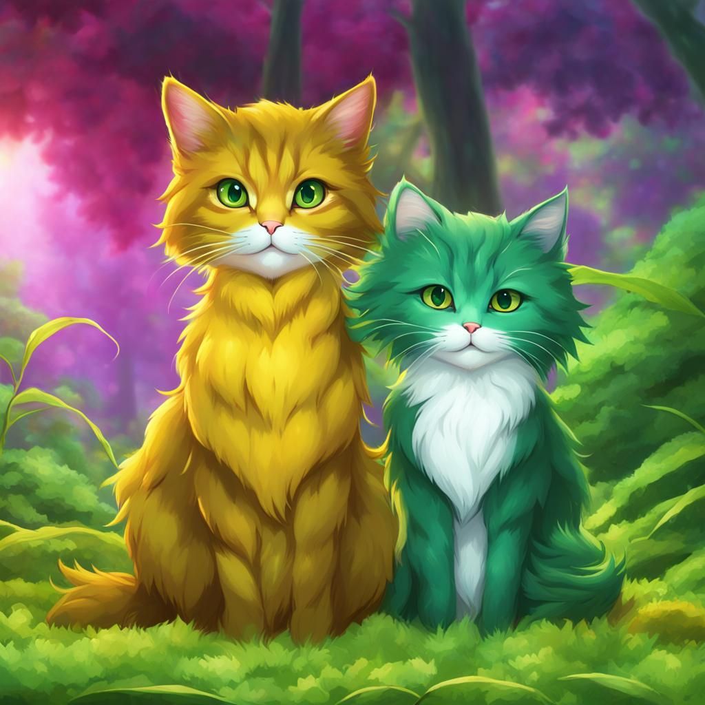 Cats from a Magic World