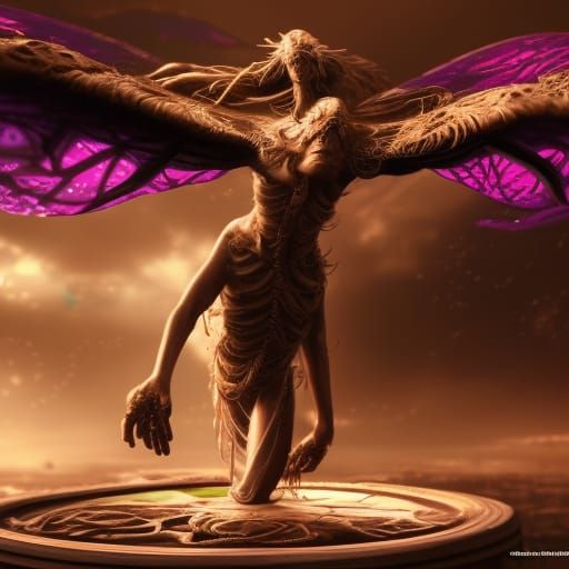 Fantastical Metamorphosis Concept Art in Deep Color