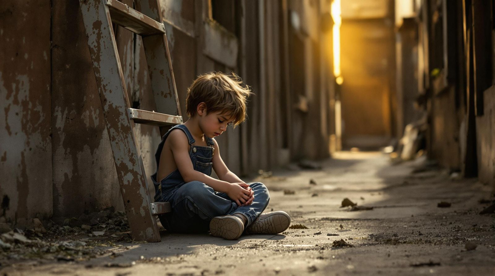 "This is my step ladder. I never knew my real ladder."