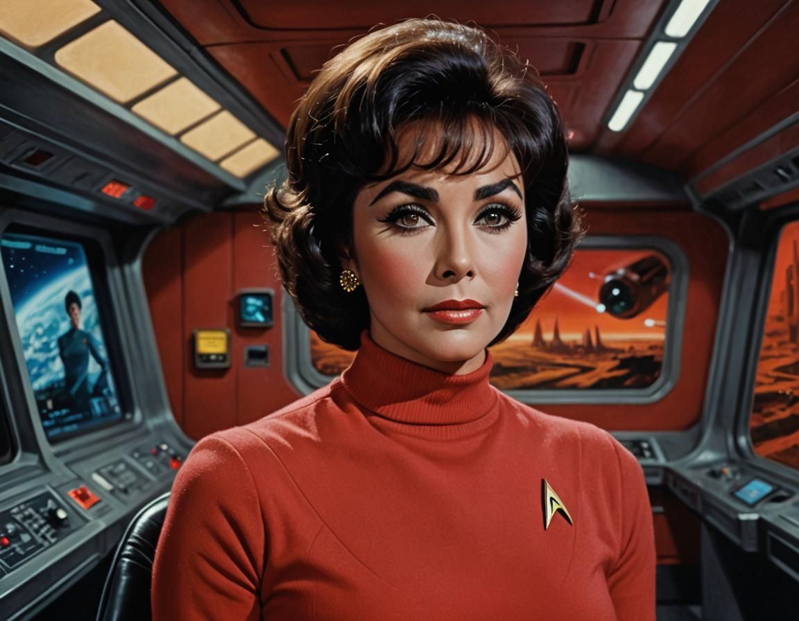 Elizabeth Taylor as Uhura
