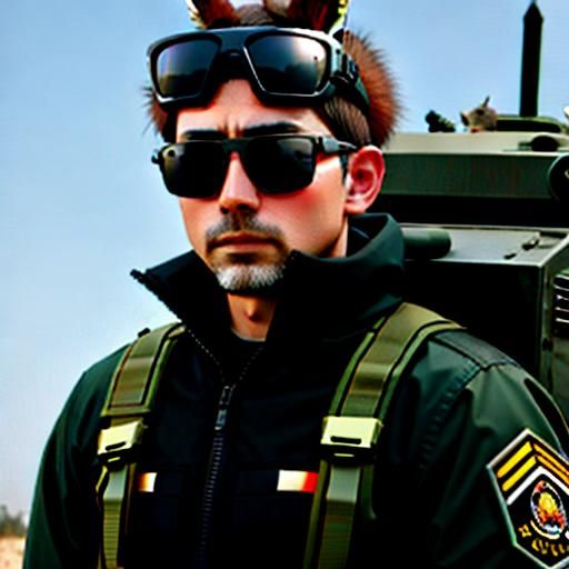 War Hamster Ready for Action