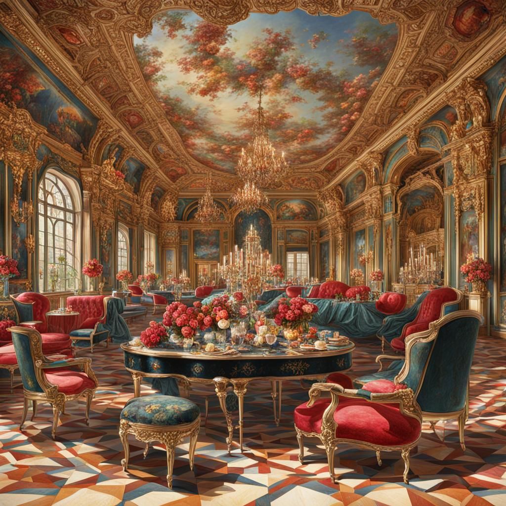 AI Generated Image of Hedonistic Extravagance