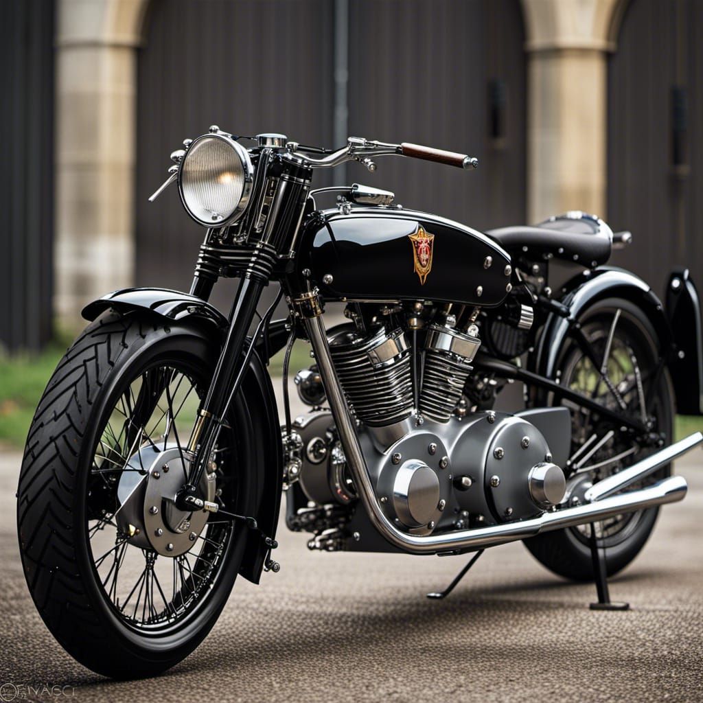 Vincent Black Knight Motorcycle