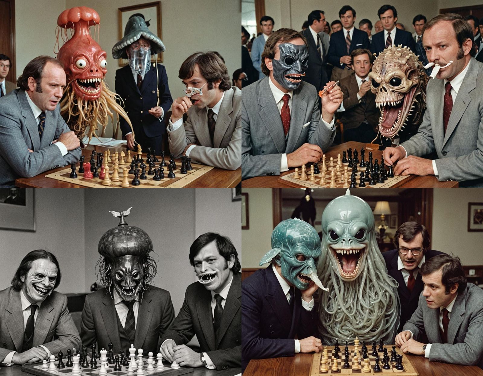 Surreal 1970s Chess Championship of Horrors