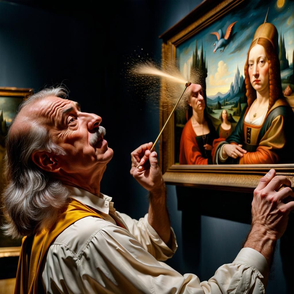 Old Masters' Party: Hyperrealistic Alien Renaissance