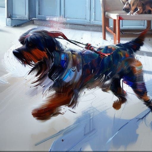 Unbridled Joy in Oil on Canvas
