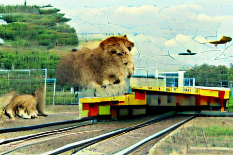 Lion King of the Railway: Digital Rendering