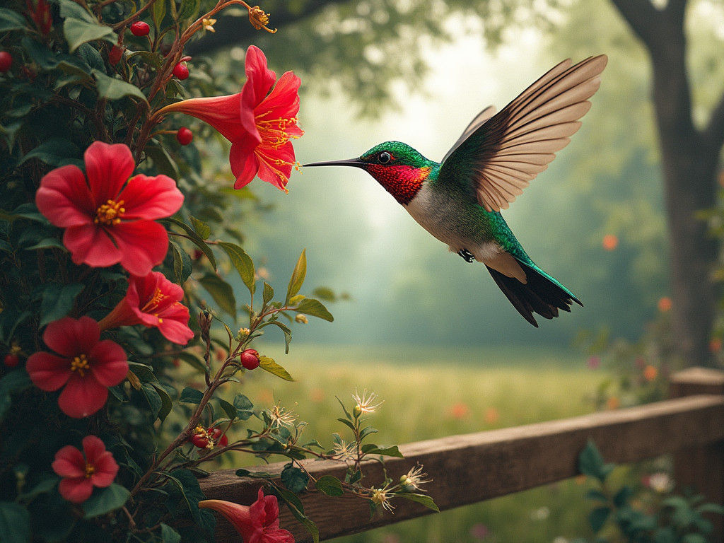 Ruby-Throated Hummingbird