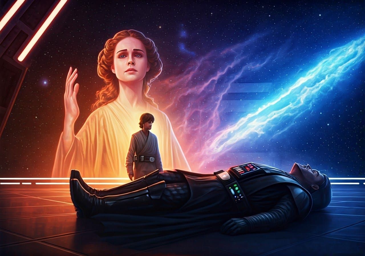 Vader's End: A Spacecore Scene of Redemption