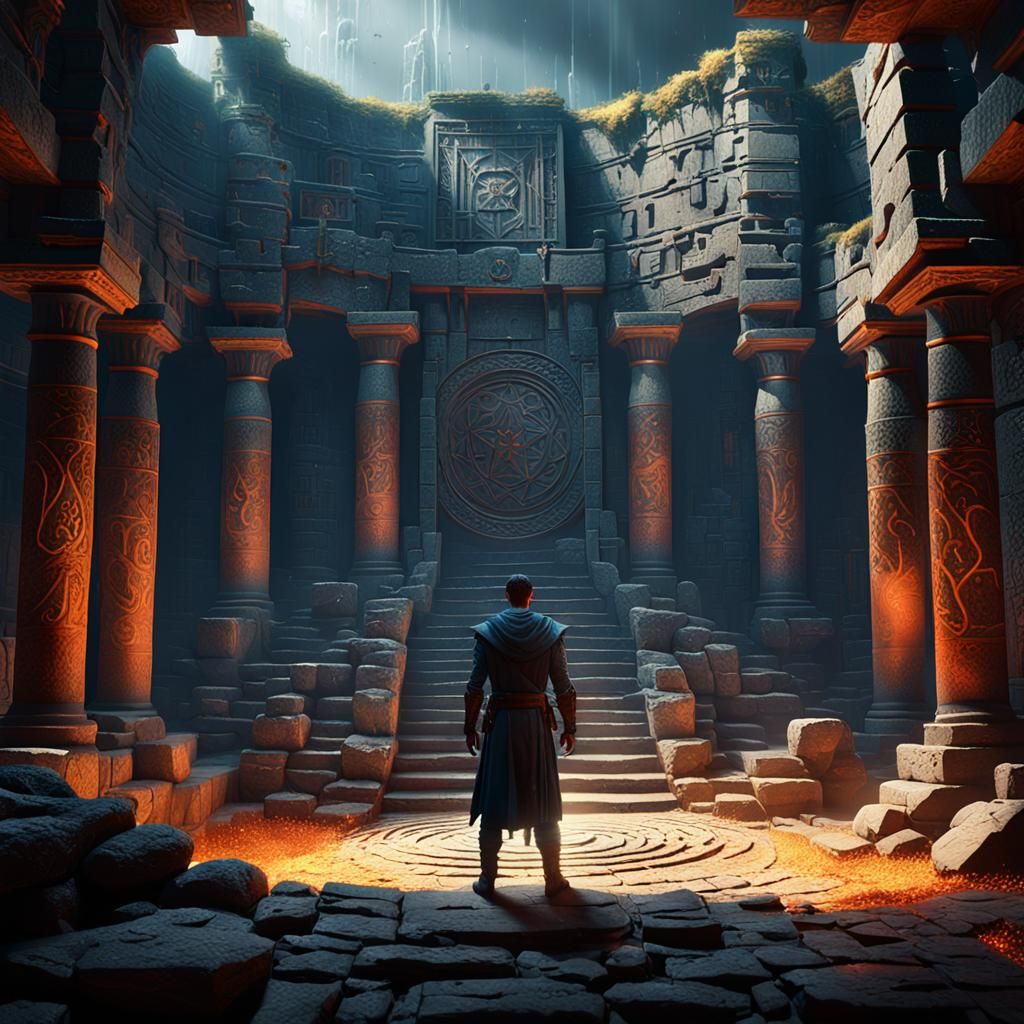 Jayson Tatum in Mystical Arena: Matte Painting