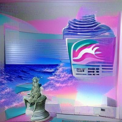 Vaporwave Dreamscape: Aesthetic Visions