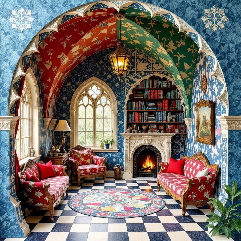 Hyperdetailed Paper Cut Harry Potter Room