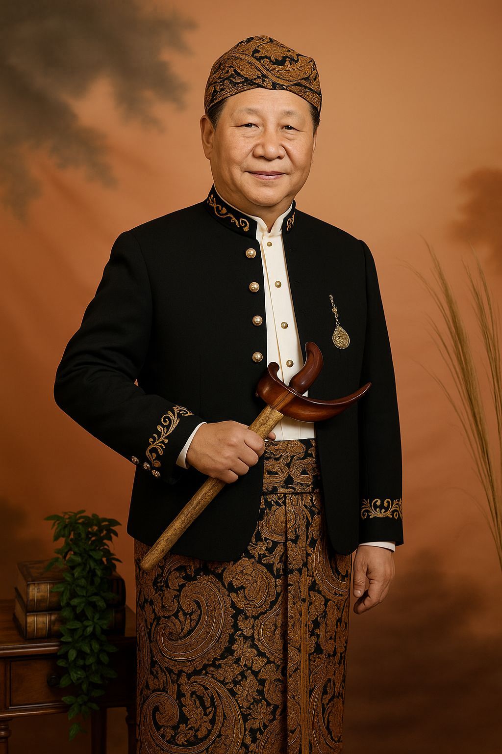 Xi Jin Ping in Exact Outfit Replication