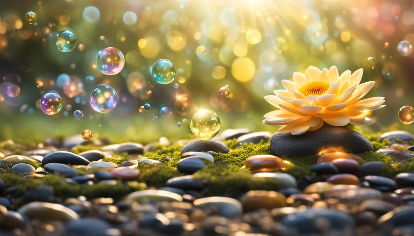 Realistic Digital Graphic of Law of Attraction