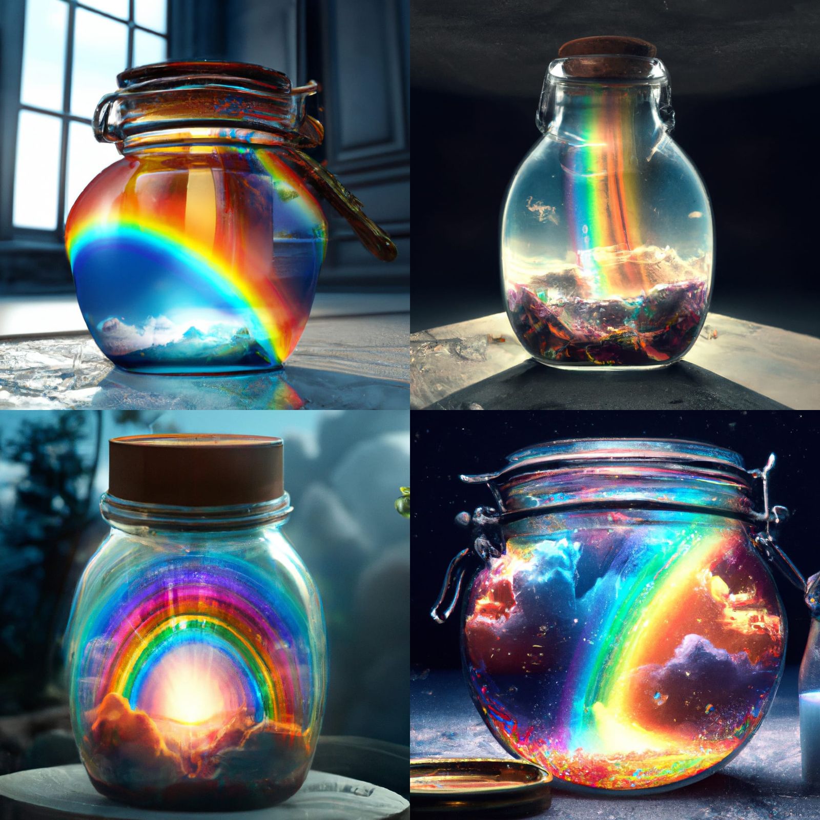 Rainbow in a Jar: Fantasy Concept Art