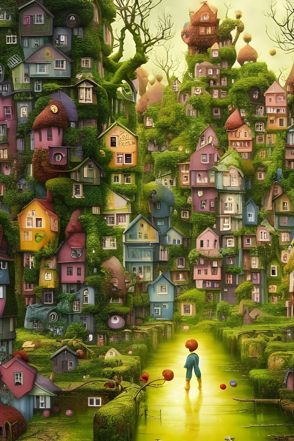 Complex housing moss Land