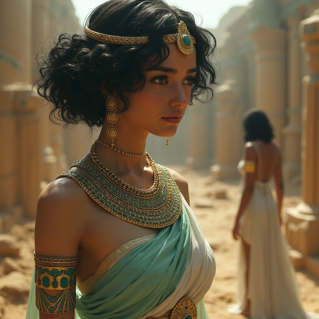 Ancient Egyptian Goddess Shentayet Protects a Widow