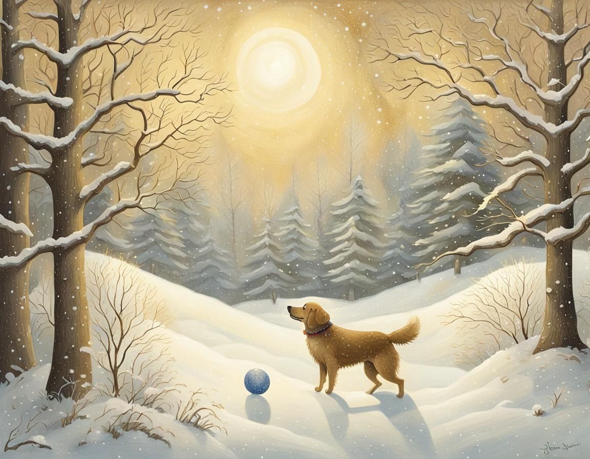 Winter Wonderland Whimsy in Folk Art