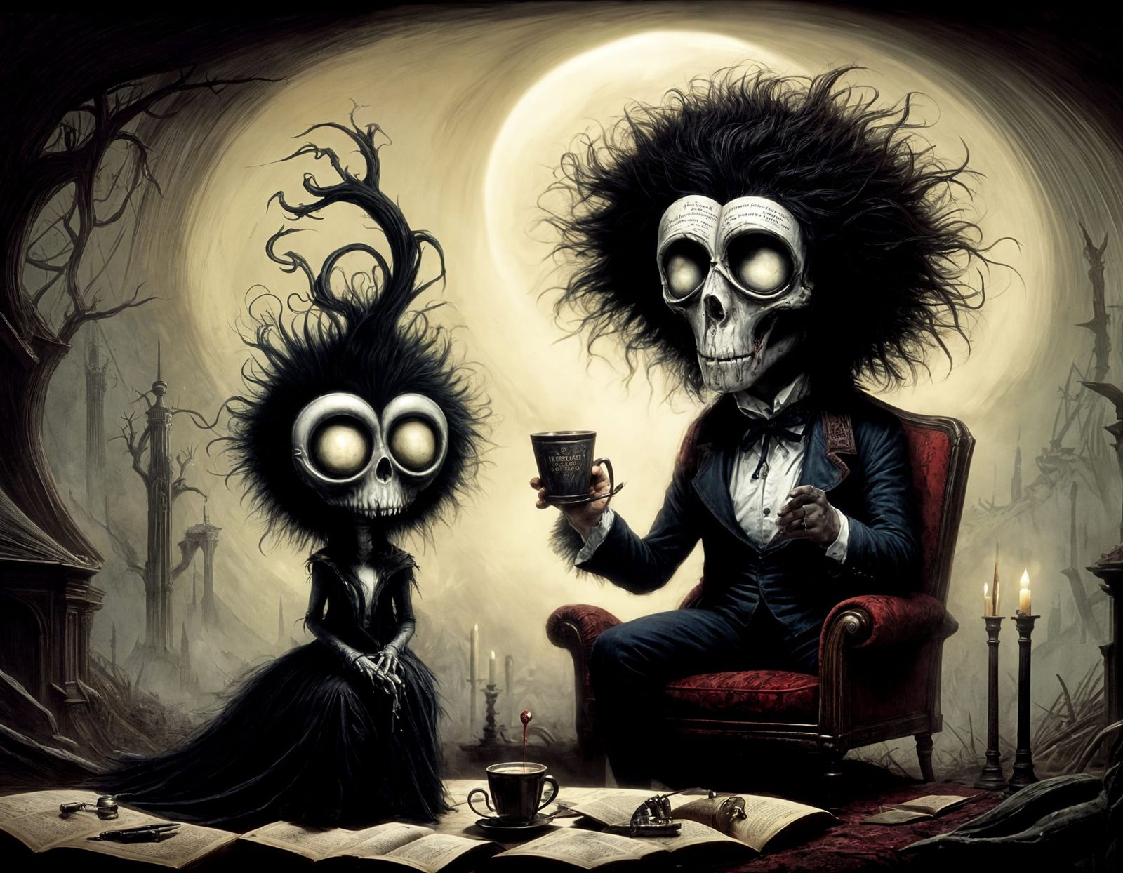 Horror Scene Inspired by Gustave Doré