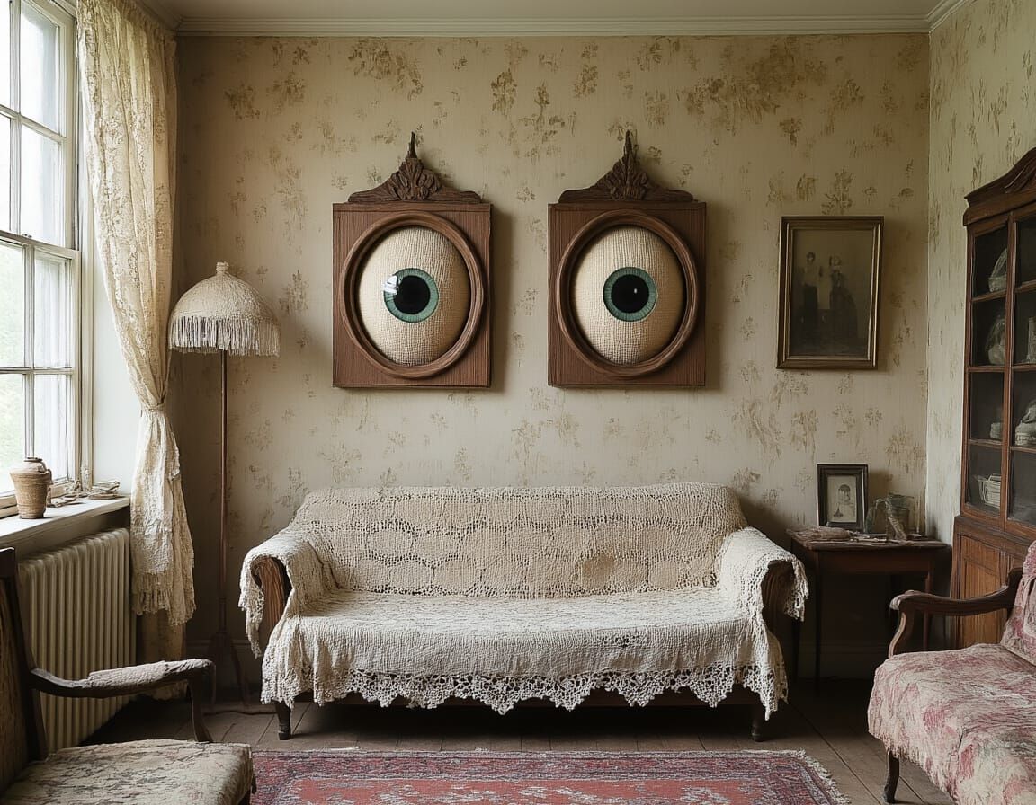 In Their Brownlit Parlour