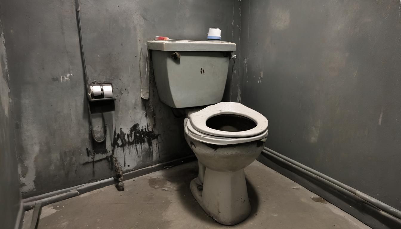 Dirty Toilet in Berlin Punk Bar