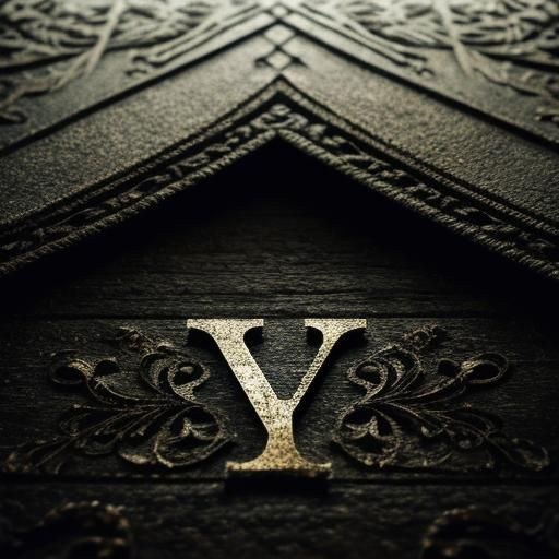 Hyperrealistic Letter Y in High Definition