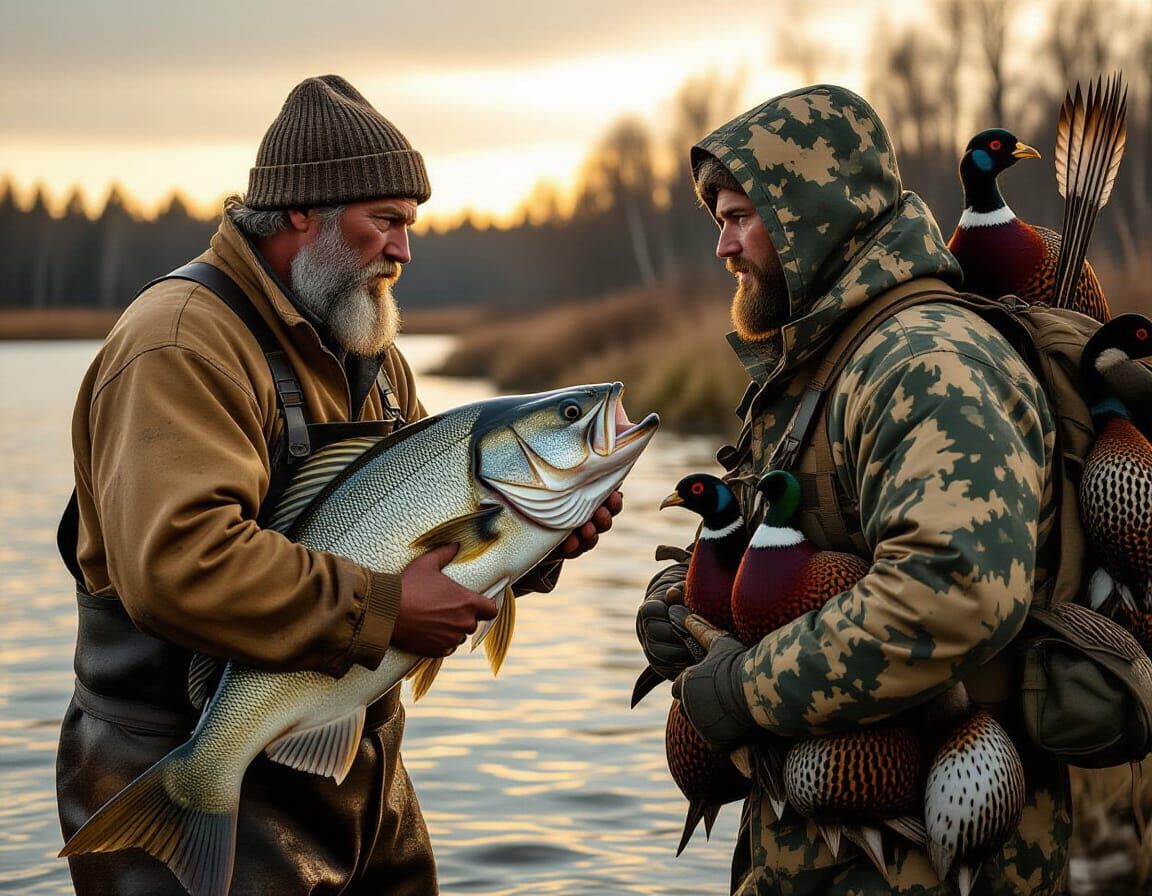 Divided in nature, but united in exaggerating the descriptio...