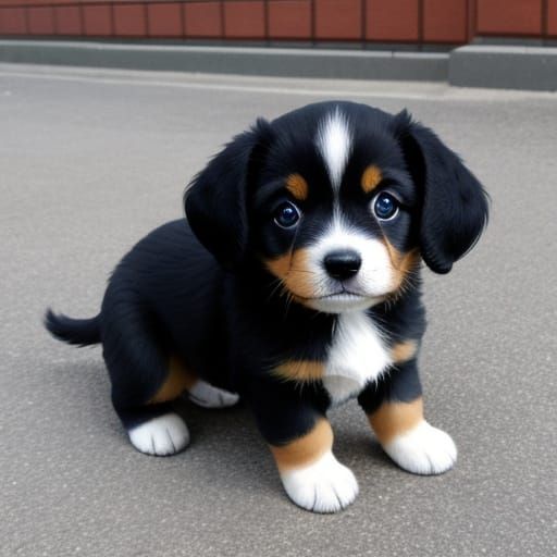 Adorable Puppy Portrait