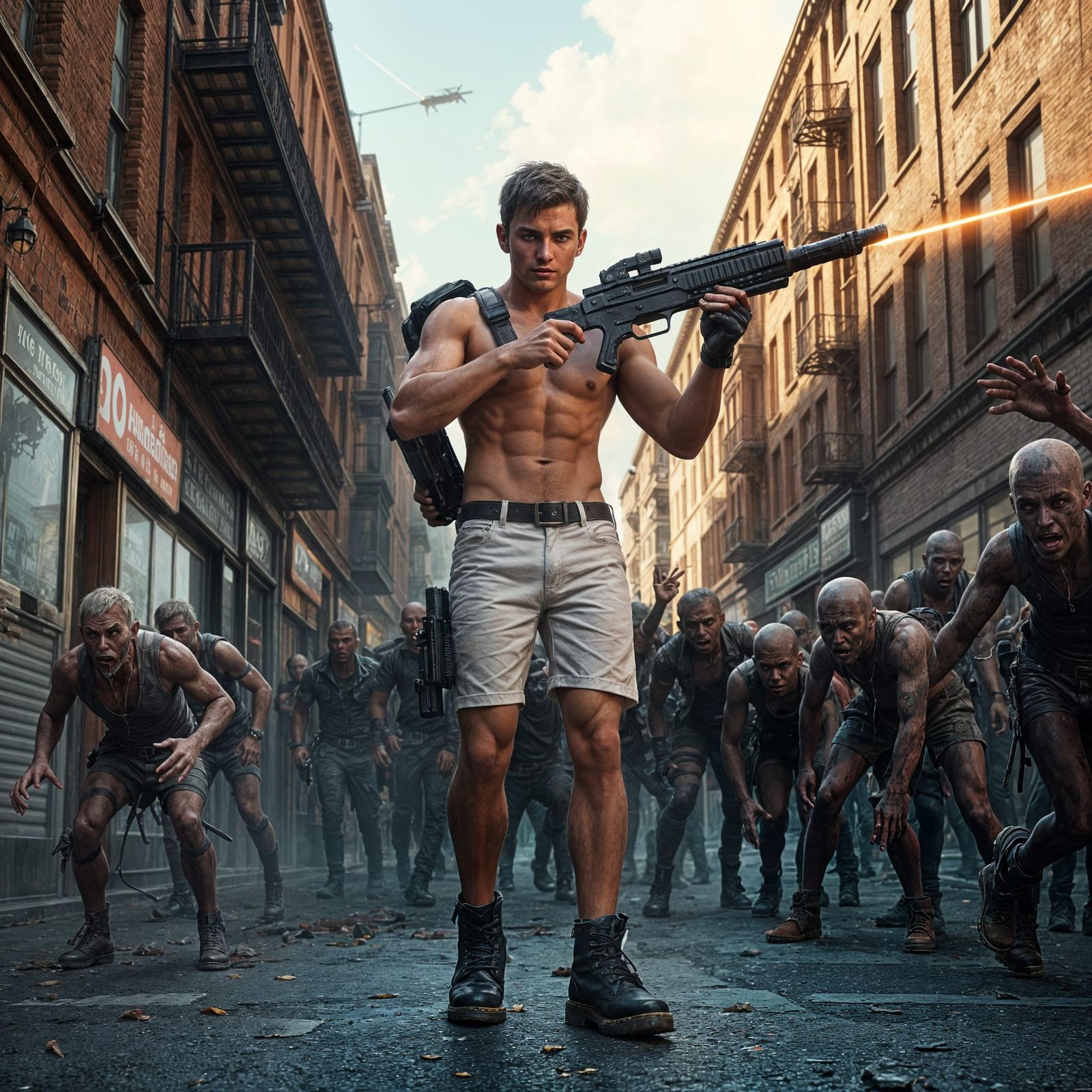 Liverpool Hero Fights Zombies in Bright Daylight