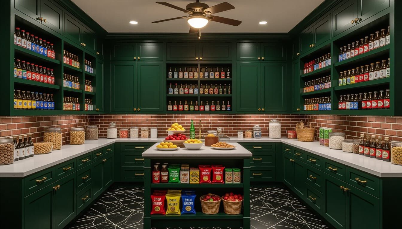 Victorian Storage Room with Abundant Provisions