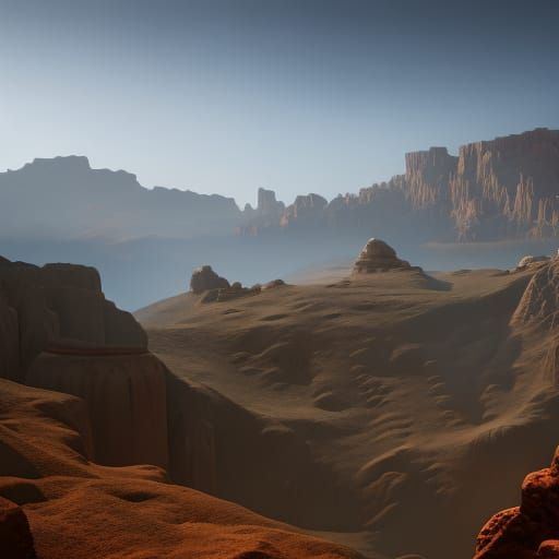 Detailed Matte Painting of Greek Spartans