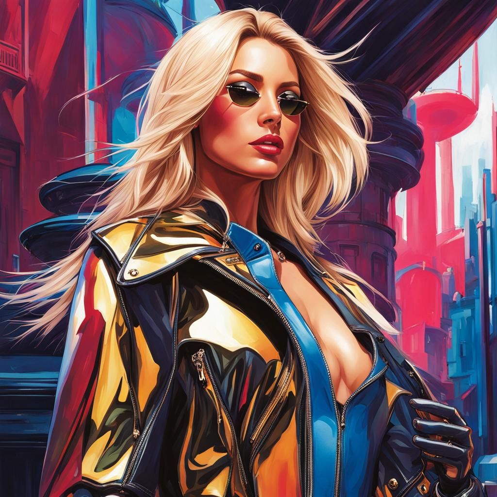 Figure in Aviator Shades