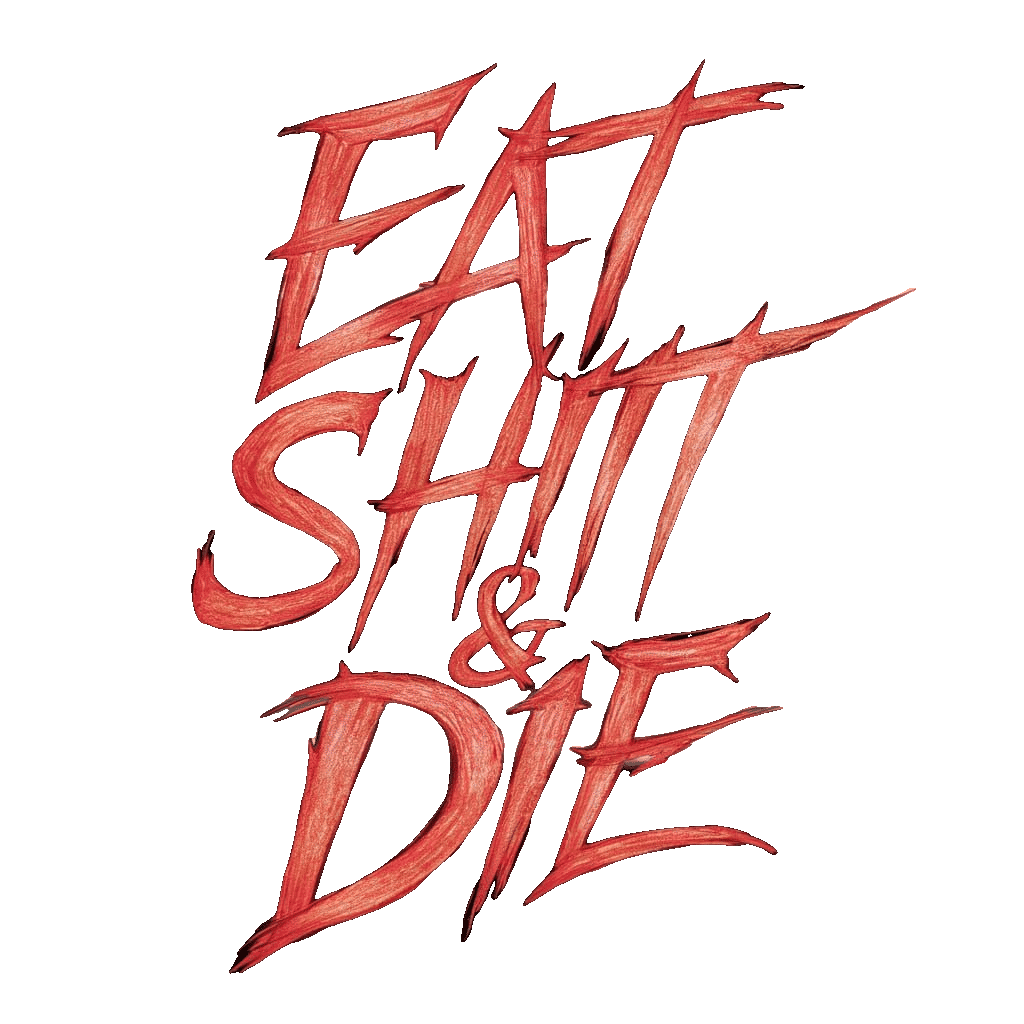 Edgy Comic Book Art with Fiery Text