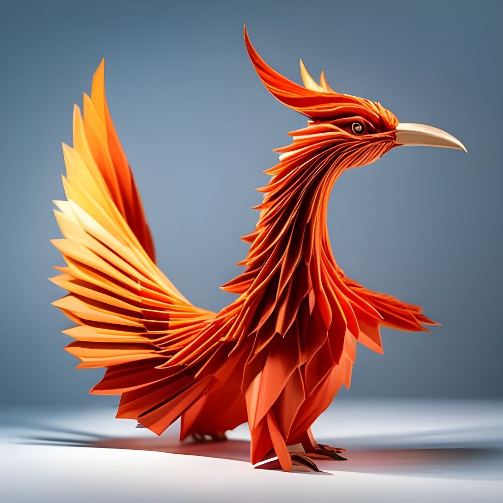 Origami Phoenix Bird by Ai Weiwei