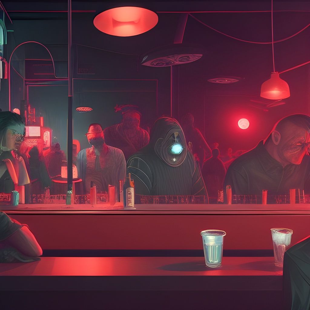 Cyberpunk Bar