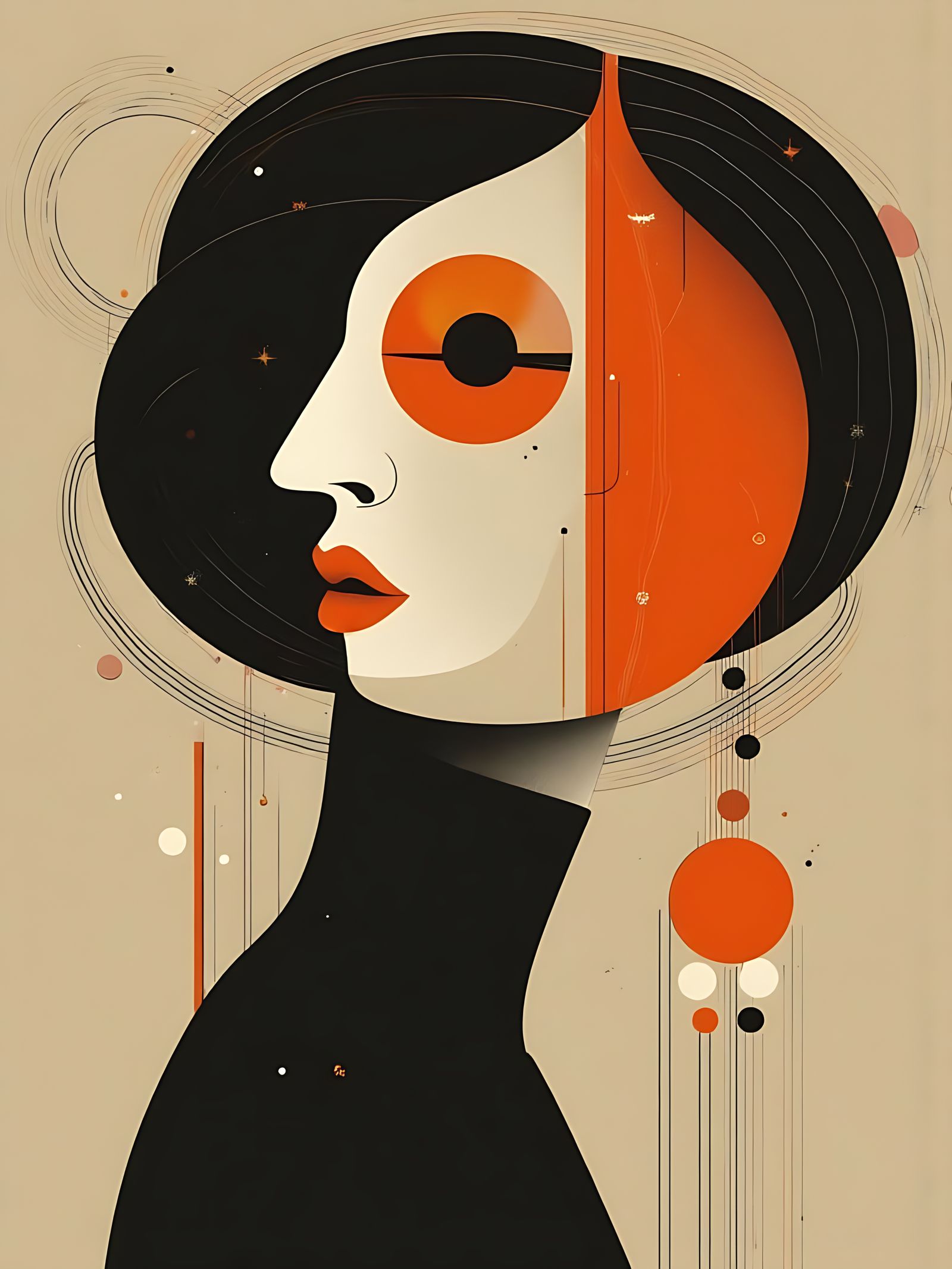 Sculptural Portrait of a Woman Conveys Compassion and Beauty