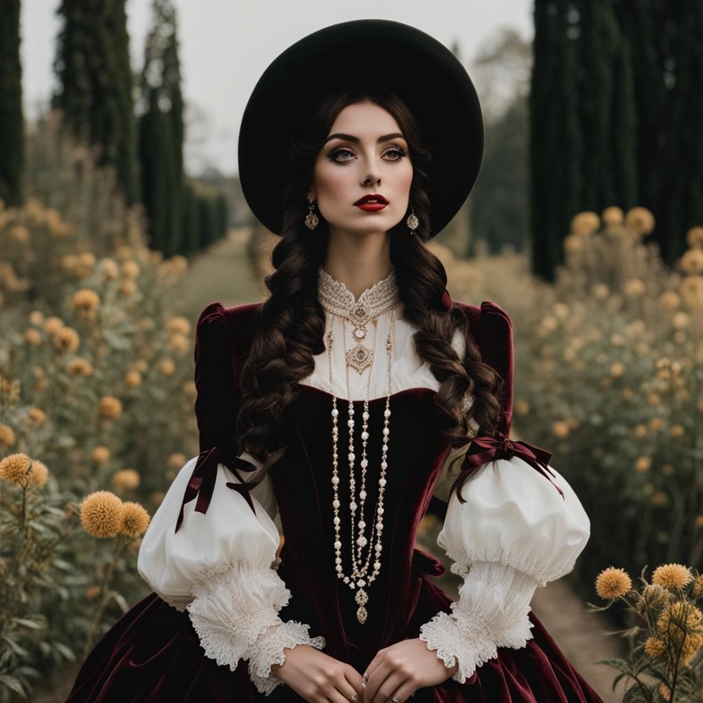 Victorian Era Woman Portrait