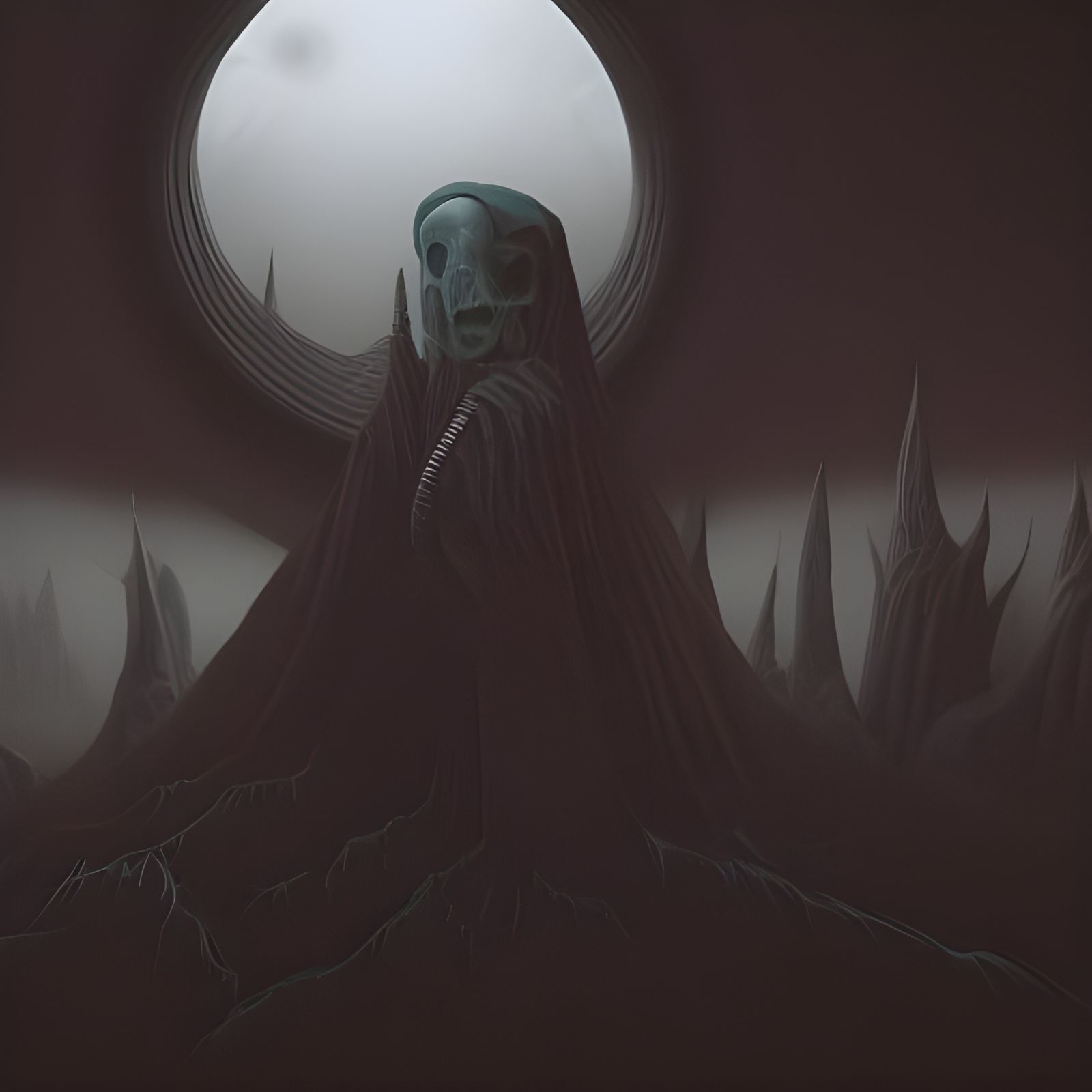 Nosferatu the Vampyre in Detailed Digital Painting