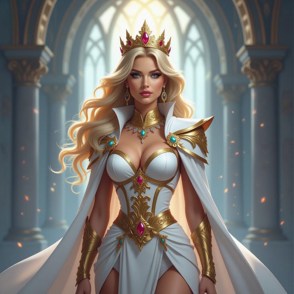 Queen Marlena Portrait in Epic Fantasy Style