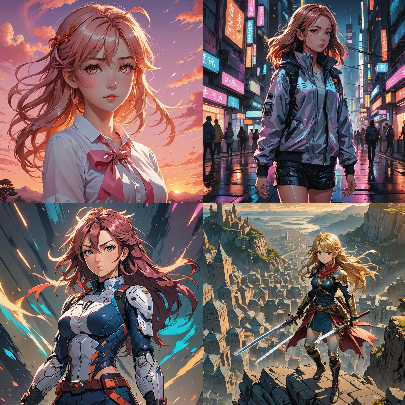 Anya Manga Scan in Studio Trigger Anime Style