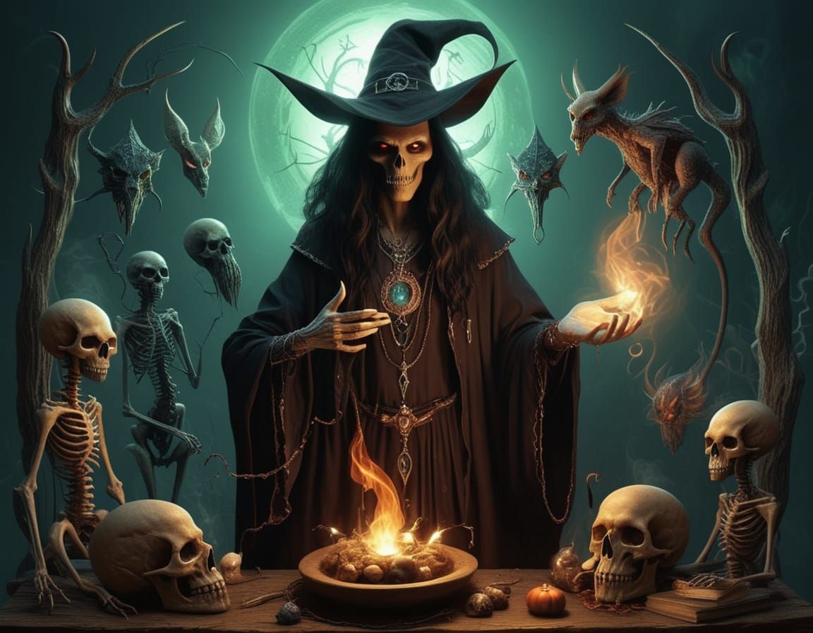 Otherworldly Creatures of Sorcery and Witchcraft